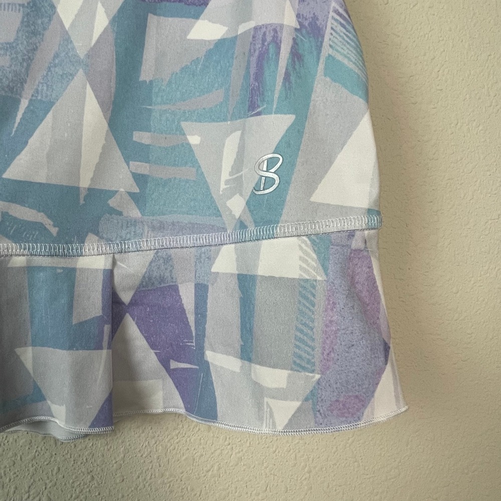 Sofibella Geometric Print Athletic Skort Womens L… - image 3